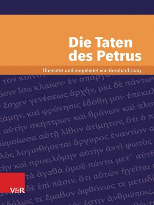 cover image of Die Taten des Petrus